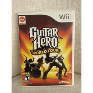 Guitar Hero: World Tour (Nintendo Wii, 2008) COMPLETE